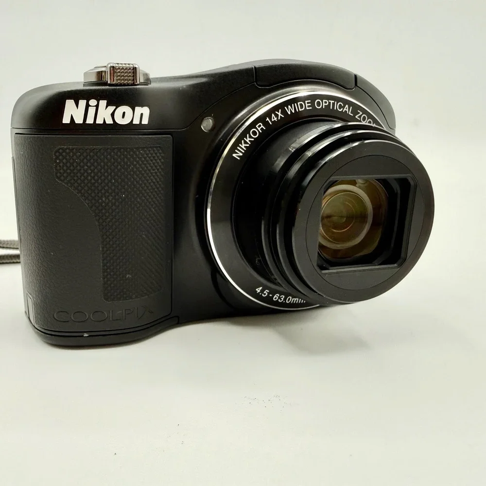 Nikon Coolpix L610 16.0MP Digital Camera Black 14x Full HD 1080p-Tested